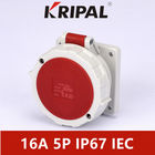 16A 5P IP67 IEC Phase Inverter Plug And Panel سوکت سوکت