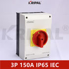 150A 3P IP65 Industrial Waterproof UKP Isolator Switch استاندارد IEC