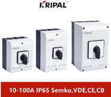 سوئیچ ضد آب ضد آب KRIPAL 10-100A IP65 RoHS استاندارد