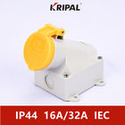 سوکت دیواری استاندارد 16A 3P IP44 IEC ضد آب