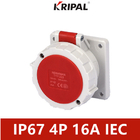 سوکت صنعتی ضد آب 16A 3P 220V IP67 استاندارد جهانی IEC