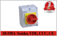 Semko، VDE، CCC، CE IP65 2 ~ 5P 10A ~ 150A سوئیچ جدا کننده روتاری سوئیچ جداسازی برق سوئیچ ضد آب