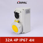 سوکت سوئیچ سه فاز 32A IP67 KRIPAL استاندارد IEC