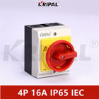 سوئیچ جداکننده ضد آب IP65 4P 16A 230-440V AC استاندارد UKP IEC