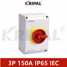 3P 150A IP65 230V Locking Changeover Isolator Switch ضد آب