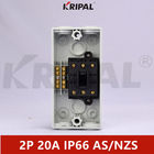 IP66 2P 20A 440V سوئیچ ضد آب استاندارد استرالیا
