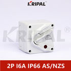 IP66 250V 2Pole 16A Electric Mini Weatherproof Isolator Switch