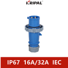 سوکت دوشاخه صنعتی 5P 16A سه فاز IP67 استاندارد IEC ضد گرد و غبار