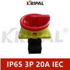 سوئیچ لامپ دوار 20A 4P IP65 سوئیچ اصلی استاندارد IEC ضد آب
