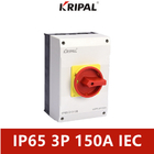 سوئیچ جداکننده IP65 ضد آب 4P 63-150A 230-440V تاییدیه CE