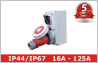 Compact Industrial Power Socket 16A for Electrical Power Distribution