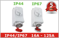IP44 IP67 ظرفیت صنعتی سوکت با اتصال مکانیکی