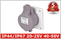 IP44 2P، 3P 16A، 32A پریز برق صنعتی داخلی / مجتمع فاز / پانل سوکت سوئیچ کم ولتاژ
