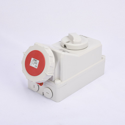 سوکت برق صنعتی IP44 380V 32A ضد آب با سوئیچ مکانیکی